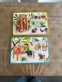 Lot de deux puzzles bois janod