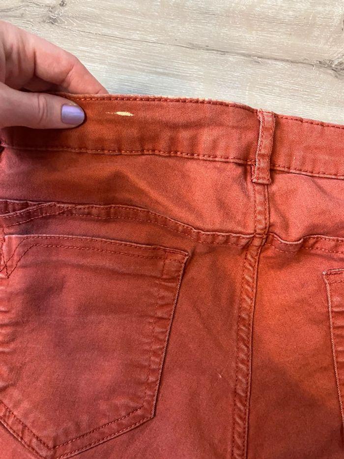 Pantalon skinny couleur rouge brique Pimkie taille 44 / 2XL - photo numéro 15