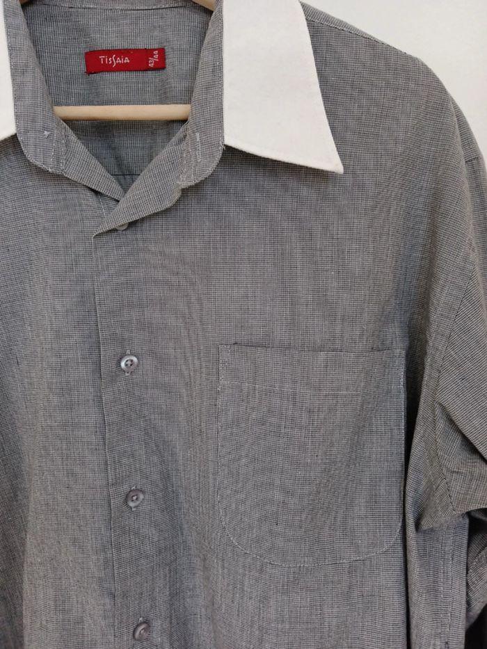 Chemise  grise / camisa gris - photo numéro 4