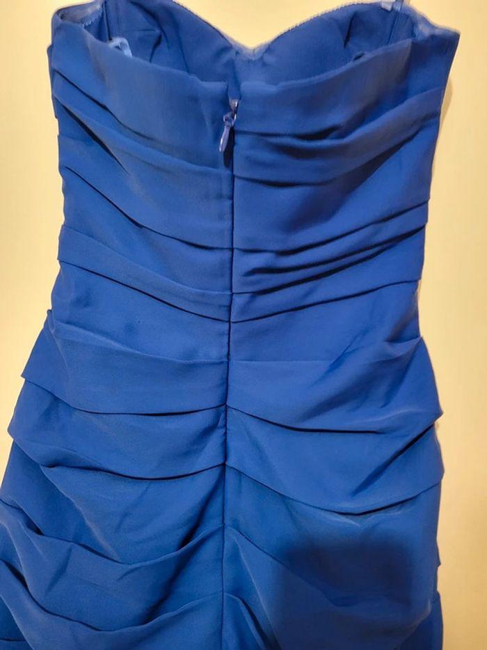 robe de soiree BCBGMaxazria bleu taille XS - photo numéro 6