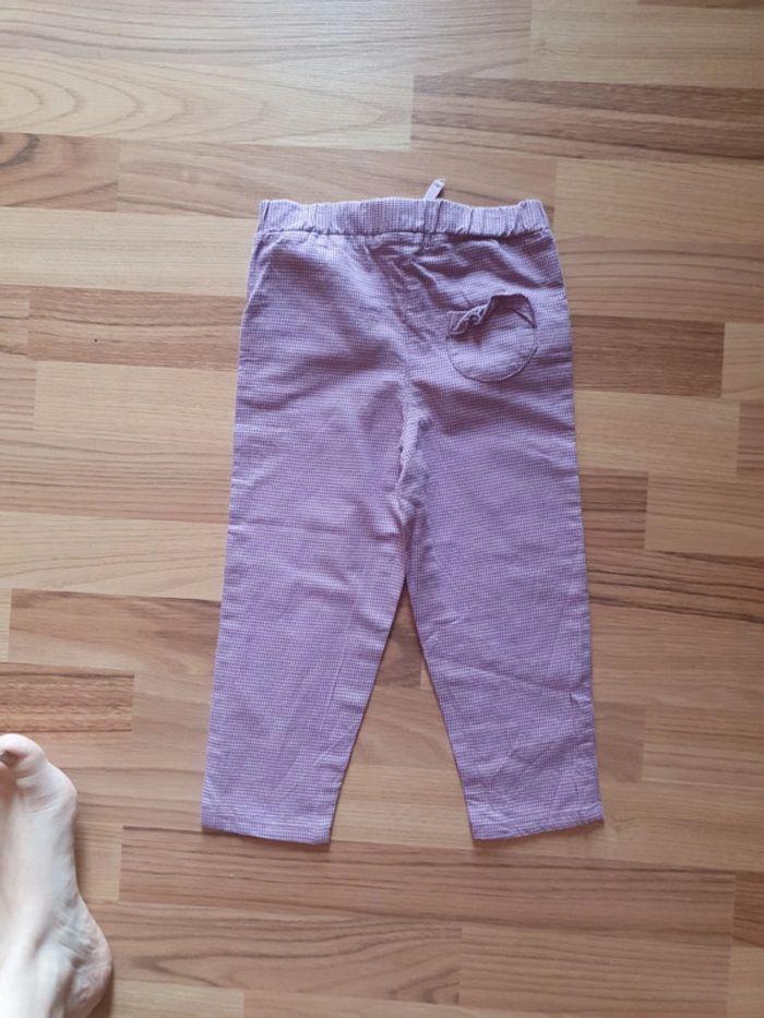 pantalon léger lilas rose couleur mauve - photo numéro 3