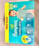 Un TRIO pack Pampers baby dry 7