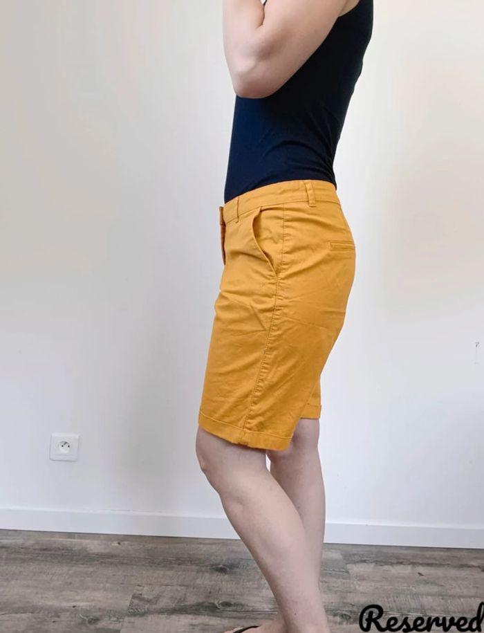 Short jaune moutarde Reserved taille 38 💖 - photo numéro 5