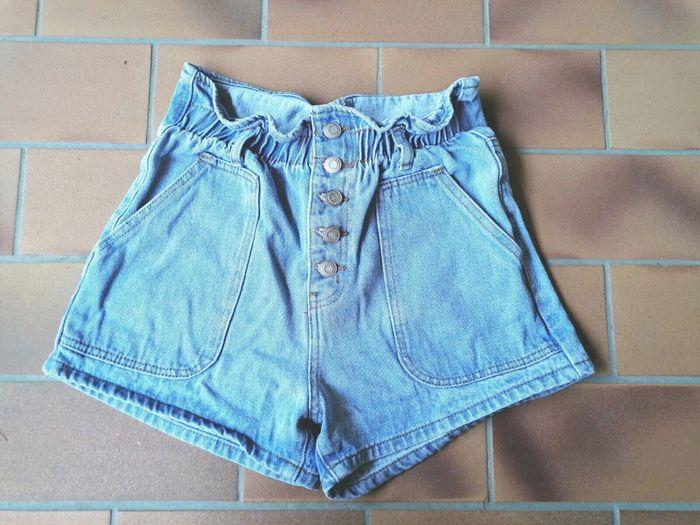 Short en jeans, bleu clair, XS - photo numéro 1