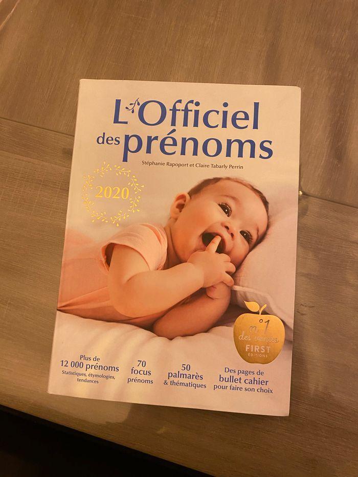 Livre l’officiel des prénoms 2020 - photo numéro 1