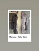 Manteau pour enfant - Taille 8 ans