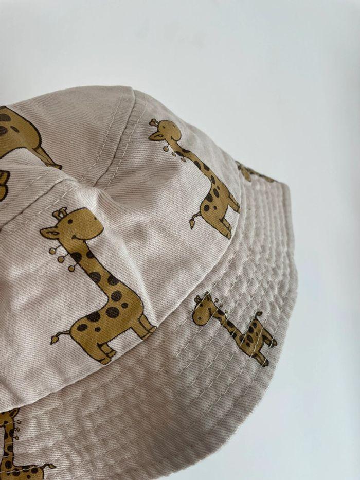 Chapeau bébé beige motif girafe - photo numéro 6