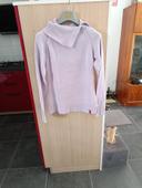 Pull avec col laine violet taille M de C&A