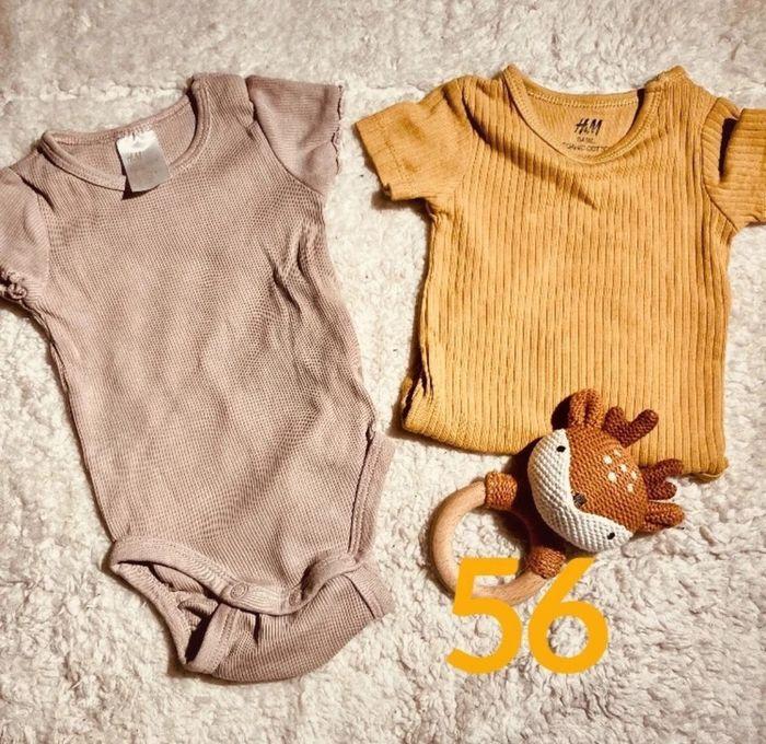 Lot deux bodys H&M manches courtes neufs - photo numéro 2