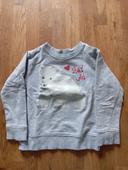 Pull gris taille 2 ans