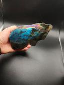 Plaque Labradorite bleue Violette Flash