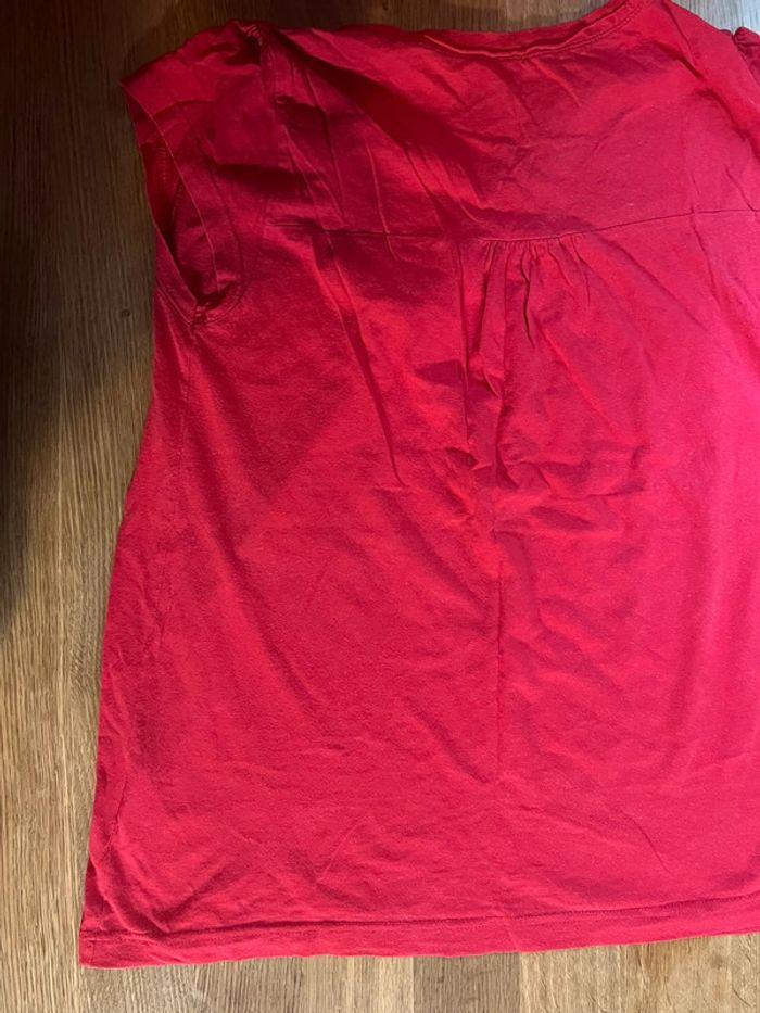 T-shirt rouge taille 42/44 mim - photo numéro 4