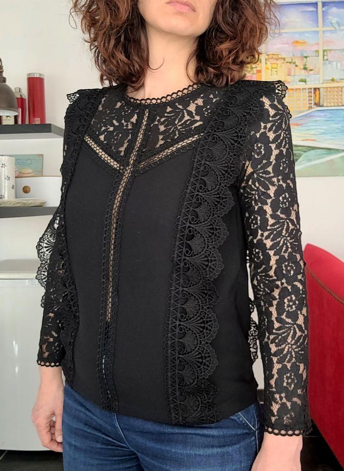 Blouse dentelle chic fêtes vintage 34 - photo numéro 3