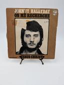 Vinyle 45 tours Johnny Hallyday : On Me Recherche / Jesus Christ en fourreau