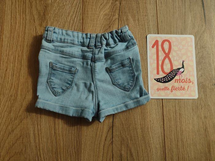 Short en jean 18 mois - photo numéro 2