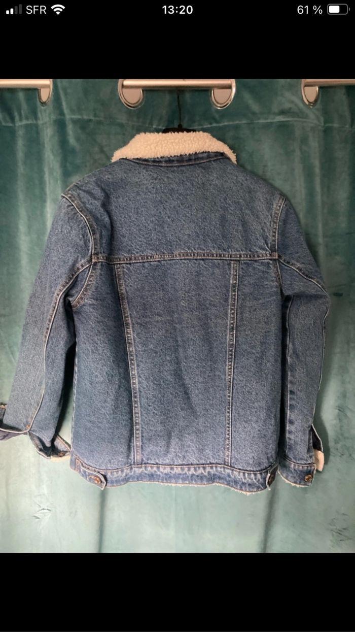 Veste molletonnée manteau jean 11/12 ans garçon mango - photo numéro 5