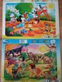 2 puzzles Disney 30 pièces