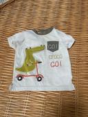 Tee-shirts 6 mois crocodile