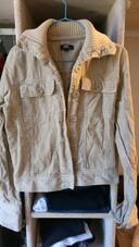 Blouson coton beige