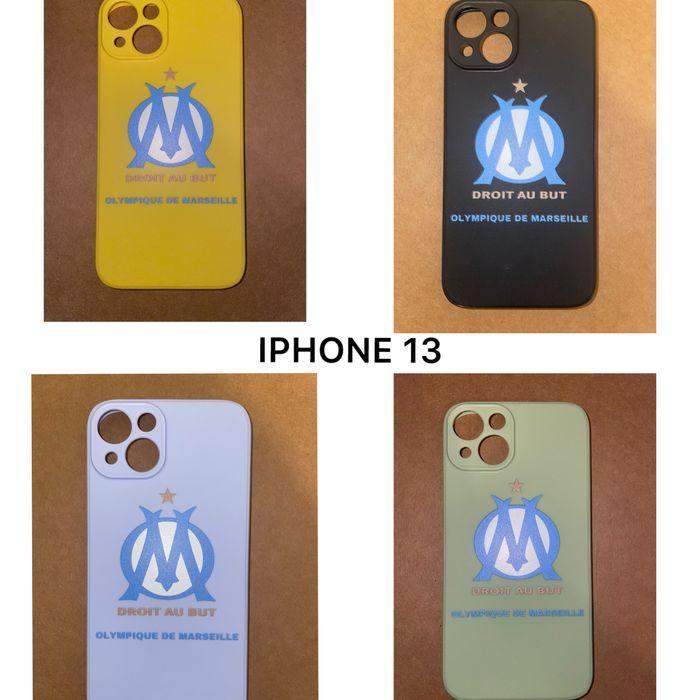 Coque iPhone 13 - Marseille 🔵⚪️- 4 coloris disponible - photo numéro 1