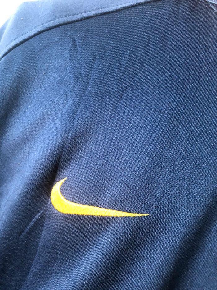 Veste Nike sport Football vintage Australia brodé & imprimé bleu marine / jaune L - photo numéro 3