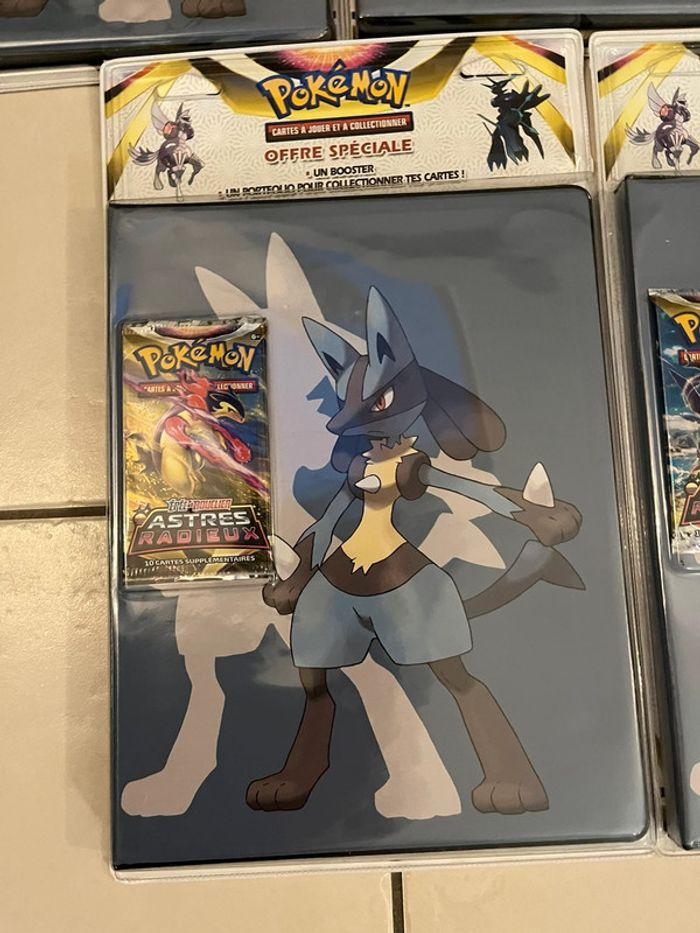 Porte folio + booster Pokémon astres radieux lucario - photo numéro 6