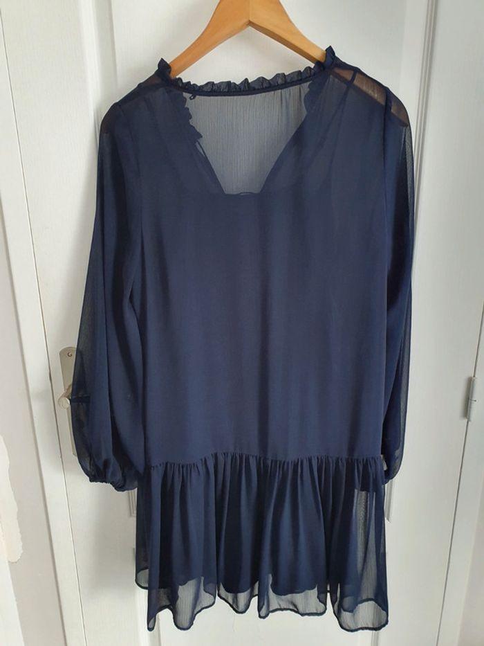 Robe Naf Naf Bleu Nuit T. L - photo numéro 2