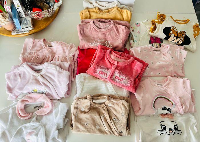 Lot de pyjama bébé fille 1 mois - photo numéro 4