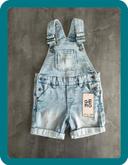 salopette short jeans / 2 ans