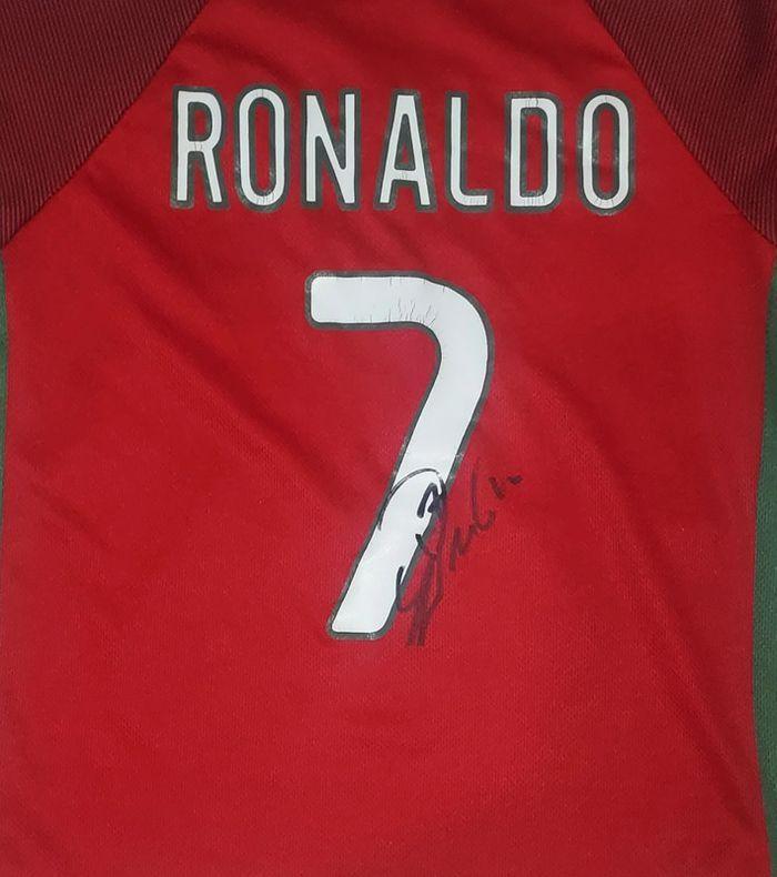 Maillot Portugal Signé Ronaldo - photo numéro 1