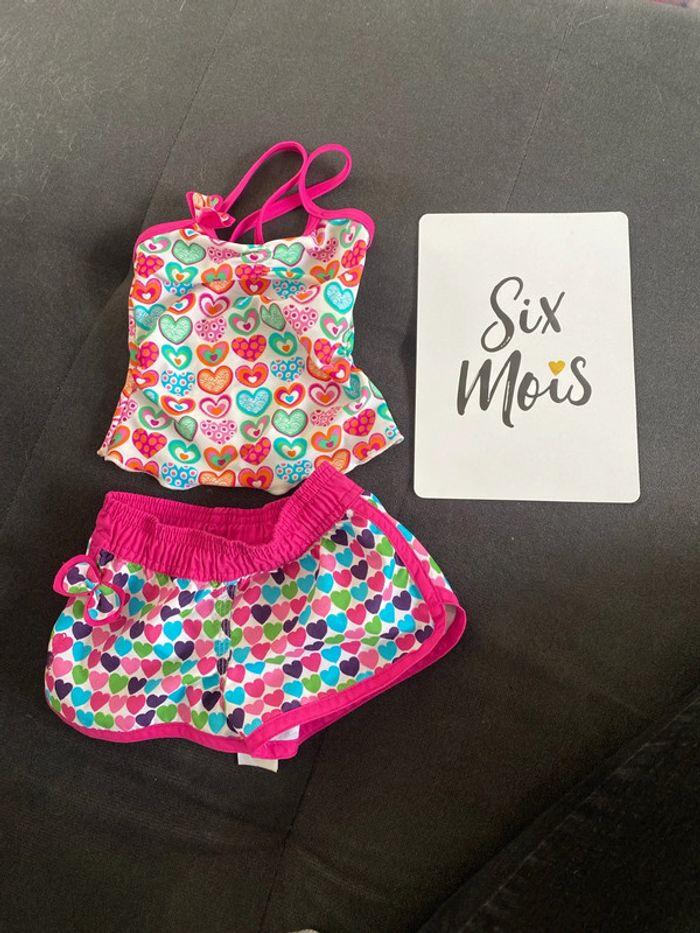 Maillot de bain cœurs 6 mois