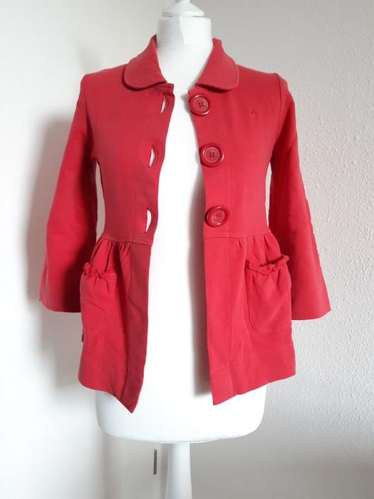 veste péplum rouge - photo numéro 2