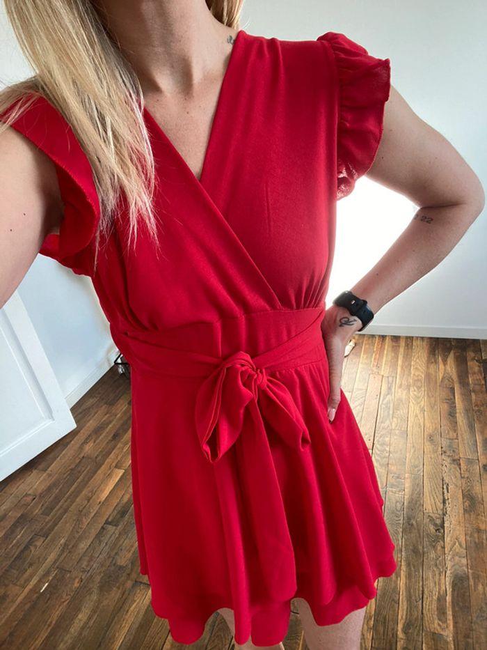 Robe courte rouge - photo numéro 5