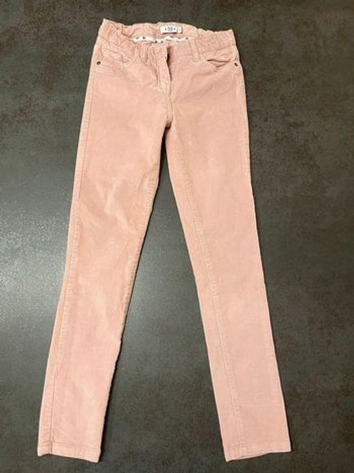 Pantalon rose pale fille 9/10 ans - photo numéro 1