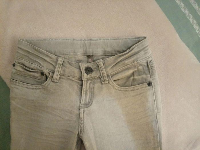 Jeans slim gris clair 12 ans - photo numéro 9