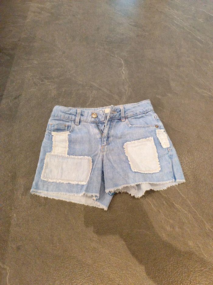 Short en jeans - ZARA - 7 ans - photo numéro 1