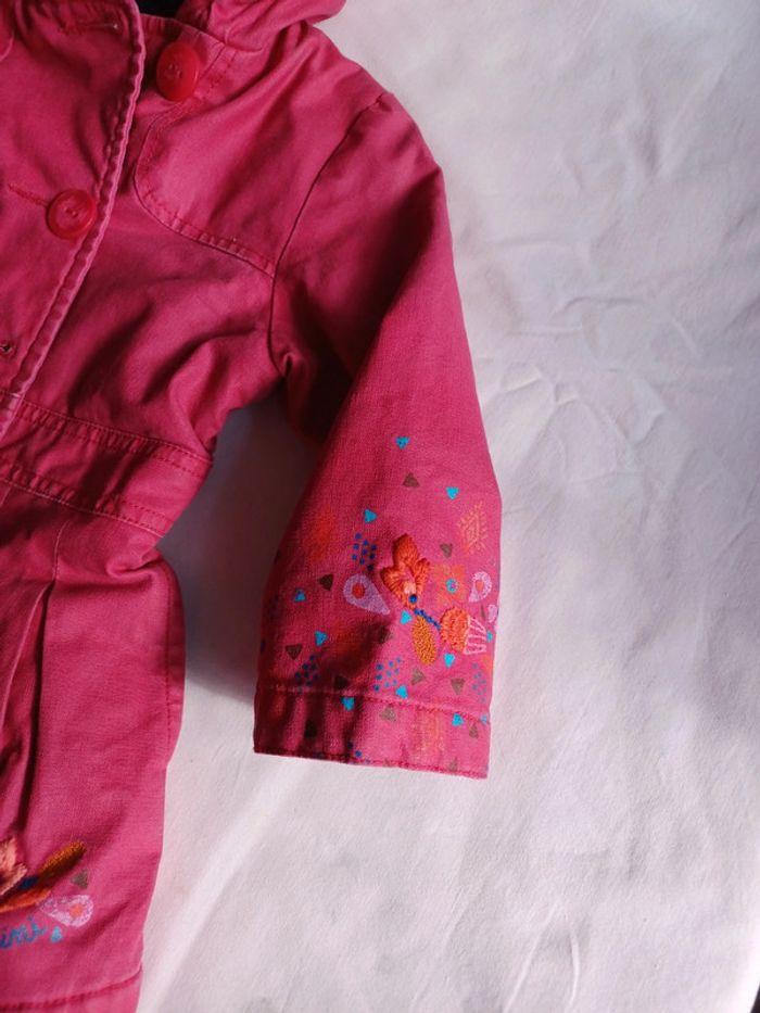 Manteau bébé fille catimini rose 18 mois - photo numéro 4