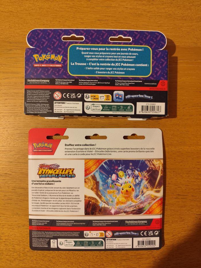 Lot tripack étincelles déferlantes EV8 plumier Dracaufeu boosters cartes Pokémon - photo numéro 2