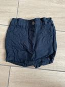 Short bleu marine Kiabi 12 mois