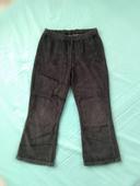 Pantalon de pyjama velour noir T8A NkY