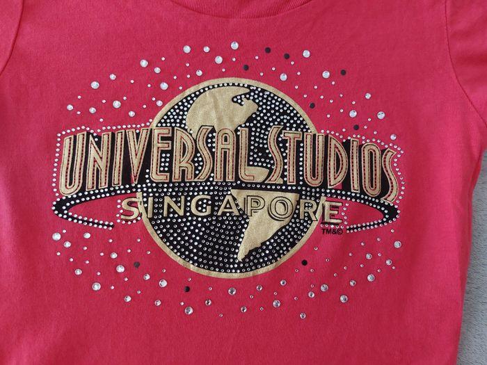 T-shirt Universal Studios Singapore rouge taille S - photo numéro 2