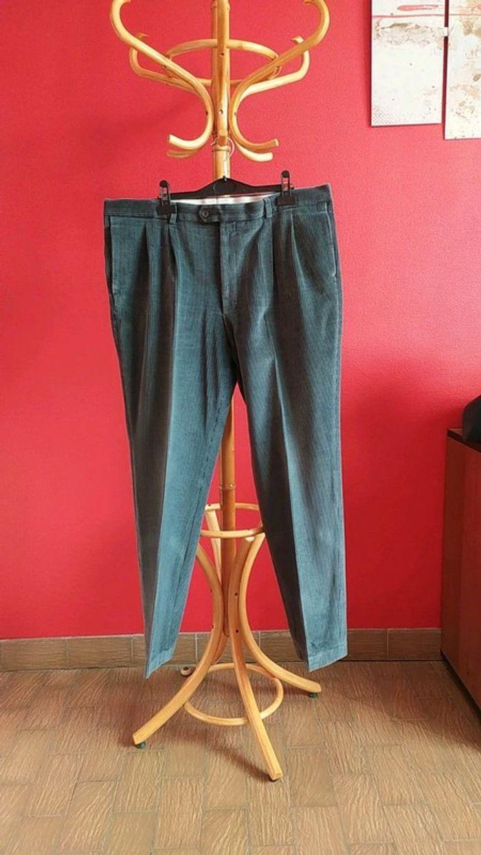 Pantalon velours homme gris taille 50 extensible - photo numéro 5