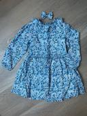 Robe Jacadi liberty Wiltshire bleu curacao 6 ans