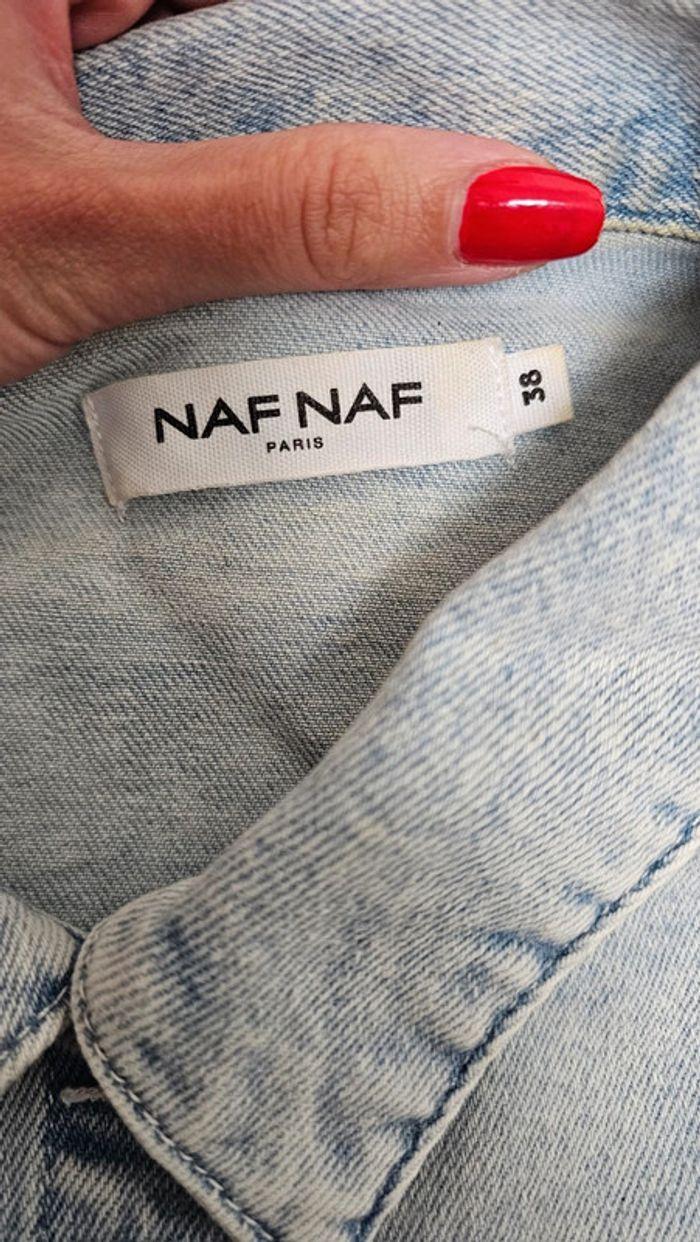 Ensemble short veste jean strass bijoux Naf Naf - photo numéro 12