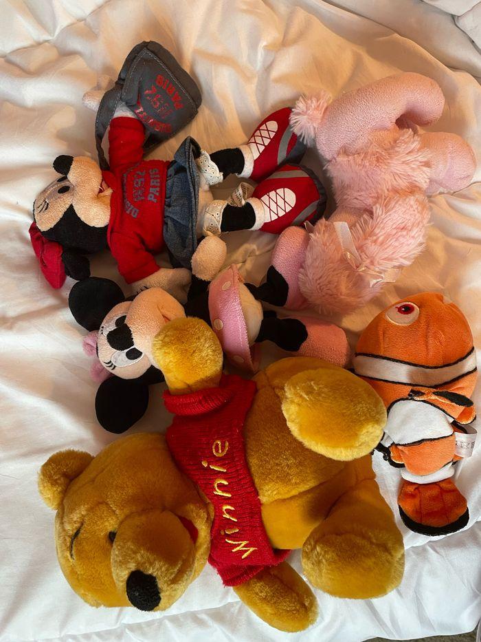 Lot peluches (Minnie Winnie Nemo) - photo numéro 1