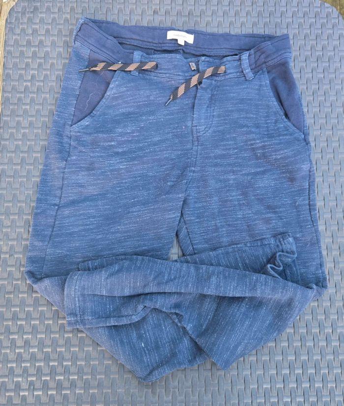 pantalon catimini taille 12 ans bleu chiné - photo numéro 1