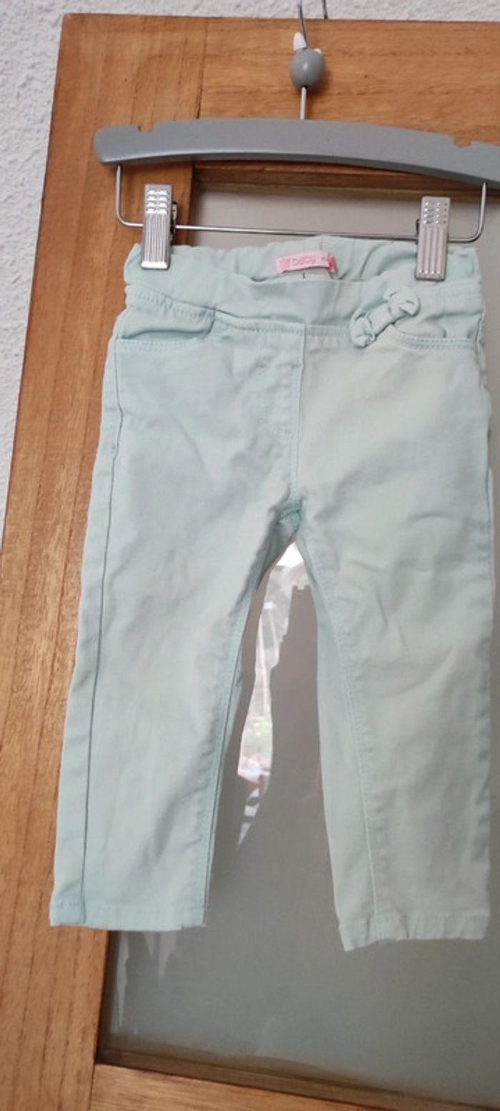 Pantalon vert d'eau