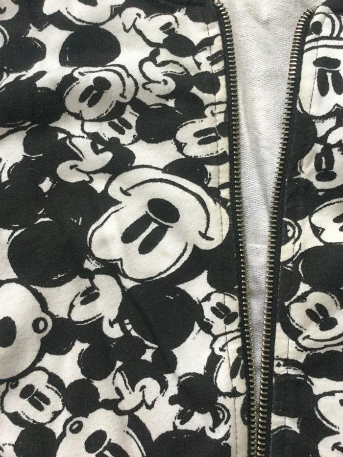 Disney HM gilet zippé Mickey noir et blanc taille 36 - photo numéro 2