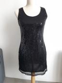 Robe noire en sequin Pimkie T36