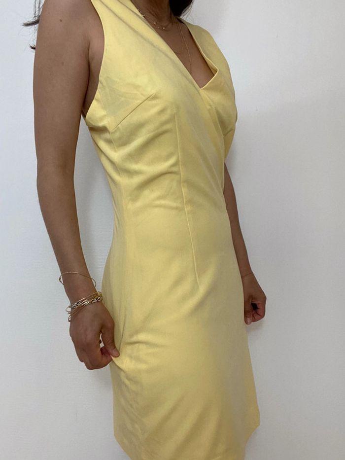 robe d’été  ajusté jaune - photo numéro 8